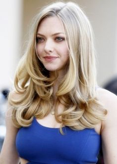 Top 100 Long Layered Haircuts | herinterest.com Curls For Long Hair, Long Blonde Hair, Blonde Color, 가을 패션, Celebrity Hairstyles