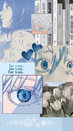 wallpaper White Anime Wallpaper, Blue Anime Wallpaper, Floral Dress Winter, Blue Anime, Gojo Satoru, White Wallpaper, Blue Wallpapers, Aesthetic Iphone Wallpaper, Blue Ocean