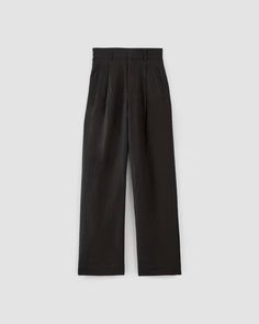 The Linen Way-High® Drape Pant Black – Everlane Stylish Pants Women, Thailand Shopping, Drape Pants, Cropped Chinos, Trouser Pants Women, Spring Summer 2023, Linen Women, Linen Clothes, Favorite Dress