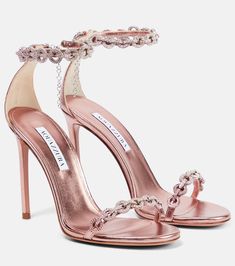 Crystal Pumps, Geometric Crystal, Aquazzura Heels, Dr Shoes, Aquazzura Shoes, Embellished Sandals, Dress Evening