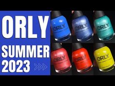 ORLY "Great Escape" Collection | Swatch & Review | Summer 2023 - YouTube Great Escape, Manicure At Home, Summer 2023