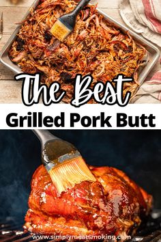 Discover how to make a delicious grilled pork butt with this easy recipe. Featuring succulent grilled pork roast and tender grilled pulled pork, this recipe includes perfect pulled pork seasoning. Ideal for BBQ pulled pork sandwiches or a tasty pork shoulder recipe, it’s a must-try for grilling recipes pork lovers. Enjoy a flavorful grilled pork roast with this simple recipe. Tap to see the recipe.