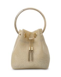 Jimmy Choo Bon Bon Mesh Mini Bag Bon Bon, Jimmy Choo, Mini Bag, Bags Handbags, Champagne, Pick Up, In Store, Buy Online, Mesh