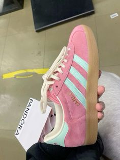 Pink Gazelle, Aesthetic Shoe, Look Adidas