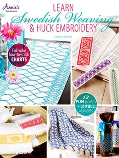 the book is about how to make handmade scarves and rugs for home decor