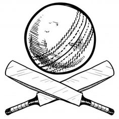 a drawing of a baseball and bat with the word's name underneath it,