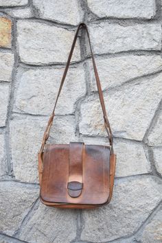 Vintage genuine leather bag, Leather bag, Old genuine leather bag, Womens bag, Brown leather bag, Old leather bag, Ladies bag from 1960s. Description: Traditional true light brown ladies leather bag from the 60's. The bag consists of one main compartment. Please take a look at the photos before ordering this item (photos 7 and 8). Dimensions: 9 in x 7.87 in (23 x 20 cm); Belt Length: 42 in (107 cm). I send each item recommended with tracking number. Thank you for taking the time to look at my st Old Leather Bag, Womens Bag, Ladies Bag, Belt Length, Brown Leather Bag, Leather Bag Women, Vintage Military, Genuine Leather Bags, Leather Belt