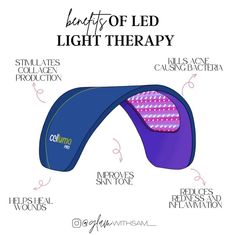 LED LIGHT THERAPY ❤️💙 What is LED light therapy? LED (light emitting diode) therapy is a skincare treatment that uses varying wavelengths of light. Red and blue lights are typically promoted in LED skin treatments. LEDs do not contain ultraviolet rays. Therefore, they’re safe for regular use. LED therapy is now used to help regenerate the skin from aging. It’s also used for acne. Blue light therapy can be used to treat and prevent acne. It works by killing the bacteria in and around the se Forehead Acne