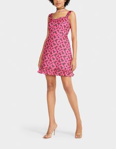 THORNS AND ROSES DRESS PINK – Betsey Johnson Floral Mini Dresses, Pink Yarrow, Roses Dress, Betsey Johnson Clothes, Betsey Johnson Dresses, Flare Mini Dress, Rose Dress, Floral Mini Dress, Dress Pink