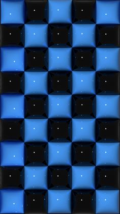 an abstract blue and black background with squares