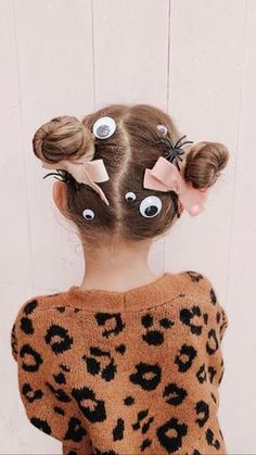 Halloween Hair Styles For Girls Kids, Spooky Hairstyles For Kids, Halloween Crazy Hair Day Ideas, Halloween Hair Kids, Girl Halloween Costumes For Kids, Halloween Hair Ideas, Spooky Hair, Halloween Hair Accessories, Halloween Hairstyles