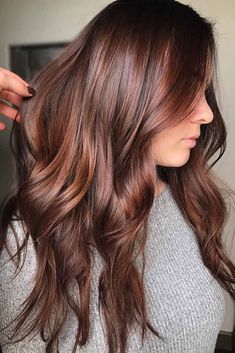 Auburn Hair Color Ideas And#8211; Light, Medium Andamp; Dark Auburn Hair Styles ★ Auburn Hair Color Ideas, Auburn Hair Color, Dark Auburn Hair, Brunette Ombre, Brown Ombre Hair, Ombré Hair, Trendy Hair Color