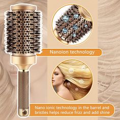 Round Hair Brush, Latest Hair, Promote Healthy Hair Growth, Voluminous Hair, Styling Brush, Bouncy Curls, Hair Maintenance, Loose Curls, Smooth Hair