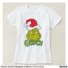 Grinch T Shirt, Dr Seuss Books, Dr. Seuss, Grinch Shirts, Womens Christmas Shirts, Grinch Stole Christmas, The Grinch, Womens Basic, Christmas Books