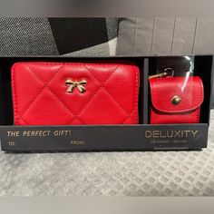 Brand New Still In Box Red Wallet, Lady In Red, Wallets, Bag Lady, Wallet, Brand New, Red, Women Shopping, Color