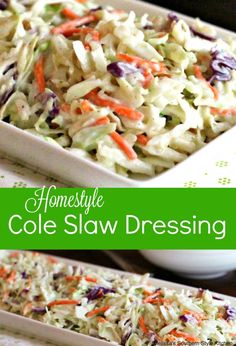 this coleslaw salad is so good and it's ready to be eaten