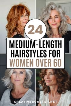 Click for More ➡️ | Save for Later ❤️  Looking to update your hairstyle? Check out our latest blog post featuring 24 gorgeous and trendy medium length hairstyles for women over 60!   From chic bobs to layered shags, discover the perfect cut that will make you look and feel fabulous at any age. Embrace your natural beauty and find your new favorite look today! Medium Length Hair With Layers Over 60 Older Women, Best Medium Length Haircuts, 60 Year Old Haircut, Haircuts For Women 50 Years Old, Over 60 Hairstyles Medium Length, Haïr Style For Shoulder Length Hair, Curly Hair Styles Medium Length, 2025 Hairstyles For Women, Cute Hair Medium Length