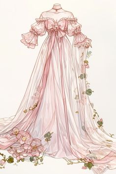 Ball Gown Designs, Fairytale Wedding Dresses, Enchanting By Mon Cheri, Gown Designs, Royal Beauty, Simple Wedding Dress, Dress Design Drawing, Clothing Design Sketches, Fashion Drawing Dresses