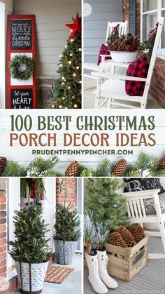 Porch Decorations, Front Porch Christmas Decor Ideas, Porch Christmas Decor Ideas, Porch Christmas Decor, Christmas Decor Ideas Diy, Front Porch Christmas