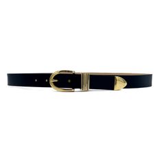 Romi - Classic Black Italian Leather Belt With Gold Buckle Set | Streets Ahead – StreetsAheadInc Belt With Gold Buckle, Fashion 2024, Black Leather Belt, Quiet Luxury, Belt Size, Belts For Women, Italian Leather, Leather Belt, Classic Black