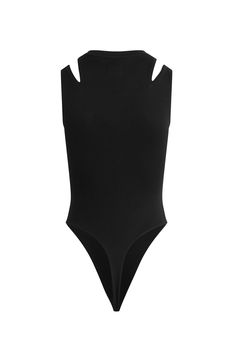 Description Endlessly versatile, our sleeveless ribbed Cut Out Bodysuit in Black Beauty is designed with a high neckline and two shoulder cutouts. Made from our new sculpting rib-scuba knit, a soft and flexible feel with every move. Product Details Body Length: 30", Chest: 30.5"Model Height 5'9"Model wearing size SMeasurements based on size S Fit & Care Content: 49% Polyester, 45% Rayon, 6% SpandexMachine wash cold with like colorsDo not bleachTumble dry low or hang to dry Cutout Bodysuit For Night Out, Cutout Sleeveless Bodysuit For Night Out, Sleeveless Cutout Bodysuit For Night Out, Sleeveless Ribbed Bodysuit For Night Out, Stretch Halter Neck Bodysuit With Cutout, Cut Out Bodysuit, Scuba Knit, Cutout Bodysuit, Kick Flares