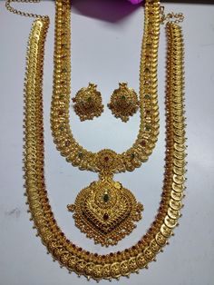 Muvvala Haram, Kasula Peru, Kasu Haram, Antique Haram, Beads Haram, Pretty Gold Necklaces, 22 Carat Gold Jewellery, Gold Haram, Marriage Design