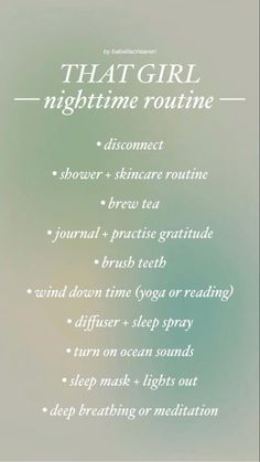 Rebranding Yourself, Importance Of Self Care, Night Routines, Practicing Self Love, Girl Night, Time Routine, Nighttime Routine, Self Care Bullet Journal, Night Time Routine