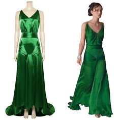 Movie Atonement, Cecilia Tallis, Atonement Dress, Green Dress Outfit, Carnaval Costume, Long Green Dress, Atonement, Dress Halloween Costume, Dress Order