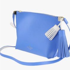 1 Zip Closure 1 Slip Pocket Inside Pebbled Leather Measures 8.5"H X 10"W X 3.5"D -Adjustable Drop 22" Style Kate Spade Wkru3831 - Foster Court Pepper Crossbody In Blue Kate Spade Pouch Shoulder Bag With Adjustable Strap, Kate Spade Blue Shoulder Bag With Adjustable Strap, Blue Kate Spade Bag For Errands, Blue Kate Spade Shoulder Bag For Travel, Kate Spade Blue Travel Bags, Blue Kate Spade Travel Bag, Kate Spade Blue Shoulder Bag For Daily Use, Blue Kate Spade Shoulder Bag For Daily Use, Bags Kate Spade