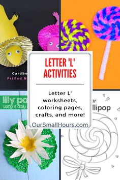 the letter l is for lollipops and other crafts