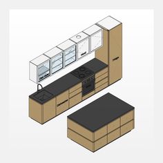 a drawing of a kitchen with an oven, sink and countertop space is shown