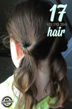 easy hair styles for  kids Lazy Hair Ideas, Lazy Hair, Lazy Hairstyles, Bella Hair