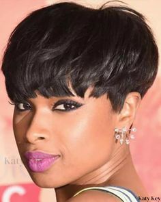 Cute Pixie Haircuts - Trendy Hairstyles - Pixie Haircut - Short Haircut Girl Short Cut Wigs, Short Black Hair, Short Hair Black, Natural Wigs, Short Hair Wigs, Pixie Cut Wig, Penteado Cabelo Curto, Short Pixie Cut, 짧은 머리