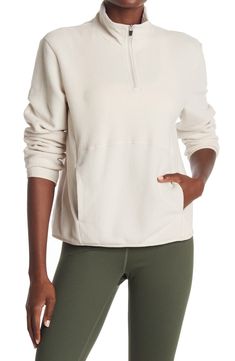 Free shipping on orders over $89. Shop Z BY ZELLA Z BY ZELLA Free Pass Polar Fleece Quarter Zip Pullover at Nordstromrack.com. Keep warm and sporty in the Free Pass polar fleece quarter zip pullover with a high funnel neck and hidden slant pockets. Spirit Store, Fleece Quarter Zip, Quarter Zip Pullover, Polar Fleece, Funnel Neck, Workout Gear, Funnel, White Cream, Cream White