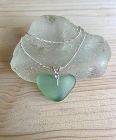 》》》 DESCRIPTION 《《《 This is a beautiful piece of aqua beach glass with such a special Shape of heart, set in a sterling silver bail and 18 inches long chain - The sea glass used to make this jewel is 100% genuine and recycled, tumbled by the sea, and it was handpicked by myself in Barcelona beach, in Spain. :) 》》》 PLEASE READ CAREFULLY 《《《 ♡ The item is packaged in a lovely and reusable jewelry box/bag. ♡ All shippings are certified; you'll be able to track the item and see where it is at every Clear Sea Glass Jewelry Gift, Clear Sea Glass Jewelry For Gifts, Clear Sea Glass Jewelry For Gift, Seafoam Sea Glass Jewelry For Gifts, Beach Glass Jewelry, Aqua Beach, Beach Glass Necklace, Beachglass Jewelry, Sea Glass Pendant