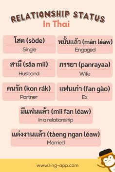 a poster with the words in thai and english