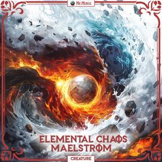 DnD 5e Statblock for Elemental Chaos Maelstrom by Me.Mimic Dnd Encounters, Dnd Spells, Dnd Creatures, Dnd Homebrew, Dnd Items, Dark Sun, Dnd Classes