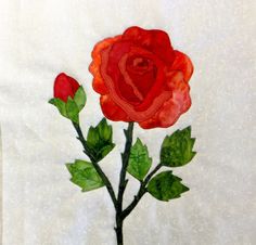 applique rose flower block pattern. 1 of more than 55 flower blocks by Ruth Blanchet Sewing Ruffles, Appliqué Flowers, Flower Quilt Patterns, Applique Flower, Applique Flowers, Quilt Applique, Applique Ideas, Rose Quilt, Flower Quilts