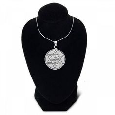 "The Star of David Amulet Kabbalah Pendante Pentacle King Solomon Seal Silver 925 The amulet The Shield of David is a powerful protective talisman. It is assumed that it was named after the famous shields of King David's warriors which were decorated with six-pointed stars (often also called the Seal of Solomon or the Magen David). It is also believed that the two overlapping triangles represent the unity of the God and man, heaven and earth - the very principles on which the universe is built. Silver Engraved Star Of David Necklace, Engraved Sterling Silver Star Of David Necklace, Sterling Silver Star Of David Amulet Necklace, Silver Star Of David Symbolic Jewelry, Symbolic Star Of David Engraved Jewelry, Sterling Silver Star Of David Symbolic Jewelry, Engraved Star Of David Amulet Jewelry, Solomon Seal, King Solomon Seals