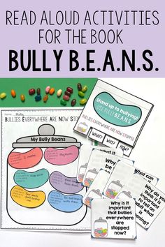 Help your students talk about ways to stand up to bullying with these engaging, low prep, bullying prevention activities! Students will consider how they can stand up for themselves and others and why standing up to bullying is important! These activities go perfectly with the book Bully B.E.A.N.S. by Julia Cook, however they can also be used without the book! Bully Prevention, Emotional Books, Read Aloud Activities