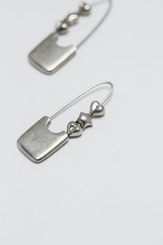 Mixed Safety Pins Silver Safety Pin Earrings As Gift, Silver Safety Pin Earrings For Gift, Silver Safety Pin Shaped Earrings For Gift, Pin Earrings, Safety Pin Earrings, Fidget Rings, Safety Pins, Window Shopping, Fidget Toy