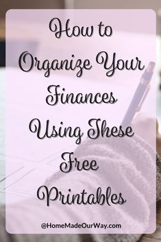 Financial Planner - Get Your Finances in Order with this Free PDF Organizing Bills, Money Budget Planner, Household Finances, Money Budget, Finance Printables, Bill Organization, Organization Board, Saving Money Budget, Personal Finances