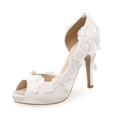 Step into summertime elegance with our collection of Women's White Wedding Shoes. Designed to complement the blissful ambiance of a summer wedding, these shoes blend sophistication with comfort. Crafted with premium materials, they ensure a perfect fit for your special day. Whether you prefer strappy sandals, chic pumps, or graceful flats, our selection offers a variety of styles to suit your taste. Radiate timeless charm as you walk down the aisle in our Women's White Wedding Shoes, the epitome Custom Bridesmaid Dress, Pregnant Wedding Dress, Walk Down The Aisle, White Wedding Shoes, Business Dresses, Girls Sneakers, Bag Dress, New Arrival Dress, Business Outfits