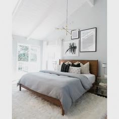 the bedroom decor on popsugar is displayed