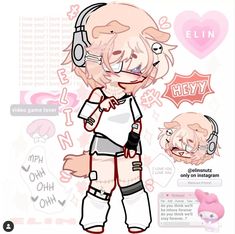 an old man with headphones on standing in front of a heart shaped wallpaper