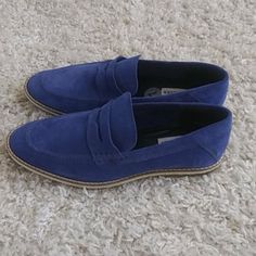 Steve Madden Suede Leather Espadrille Loafers. Size 7. Brand New. No Box. Mens Driving Loafers, Steve Madden Loafers, Studded Loafers, Black Slip On Shoes, Shoes Steve Madden, Brown Leather Loafers, Driving Moccasins, Driving Loafers, Leather Espadrilles