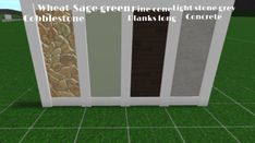 an image of a set of doors in the middle of a green floored area