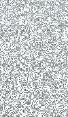 an abstract black and white background with wavy lines