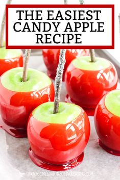 the easyest candy apple recipe