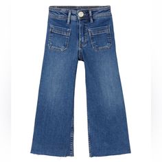 Nwt Wide Leg Jeans For Girls Marine Jeans, Jeans For Girls, Zara Kids, Zara Jeans, Jeans Color, Colored Jeans, Wide Leg Jeans, Leg Jeans, For Girls